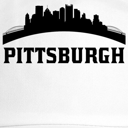 CafePress Pittsburgh PA Skyline Adjustable Baseball Cap in Saudi Arabia