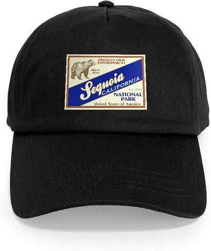 Cafepress Sequoia (Black Bear) Cap Capable Capeball Cap in Saudi Arabia