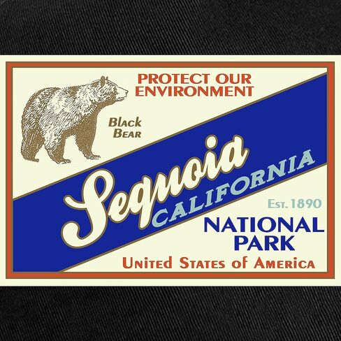 Cafepress Sequoia (Black Bear) Cap Capable Capeball Cap in Saudi Arabia