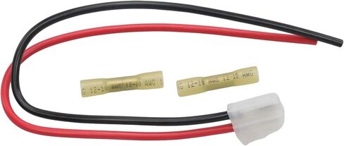 AITKEN Universal Cooling Fan Connector Pigtail Harness Compatible with SPAL Electric Fans, Thicker Wire, 12AWG, 2-pin Jack, Wire Length 11.8 inches. in Saudi Arabia