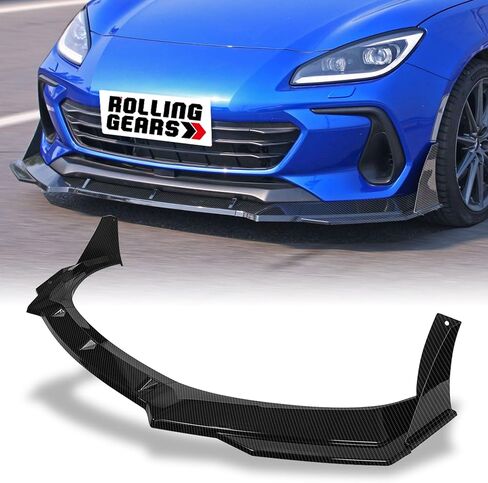 شفة الوفير الأمامية متوافقة مع 2022-2025 Subaru Brz الأمامي الشفاه المفسد ، لمعان أسود 3 قطع التصميم JD المفسد الأمامي مجموعة الجسم الخارجي in Saudi Arabia