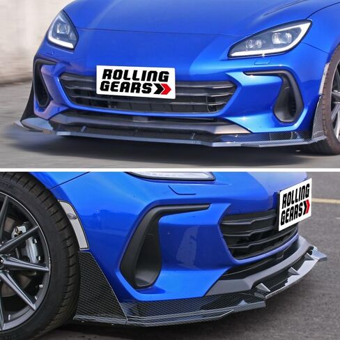 شفة الوفير الأمامية متوافقة مع 2022-2025 Subaru Brz الأمامي الشفاه المفسد ، لمعان أسود 3 قطع التصميم JD المفسد الأمامي مجموعة الجسم الخارجي in Saudi Arabia