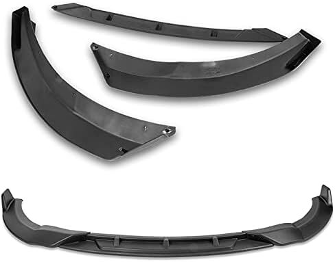 5pcs Combo Front Bumper Body Kit Lip + Side Skirt Extensions Diffuser Compatible with 2011-2014 Hyundai Sonata 2012 2013 (Painted Black) in Saudi Arabia