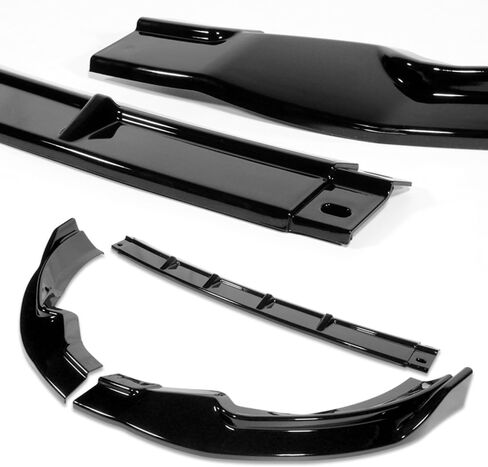 Q1-TECH, 9PCS Front Bumper Lip & Side Skirt Extensions Diffuser Compatible with 2013-2020 Nissan 370Z, Front Bumper Lip Spoiler Air Chin Body Splitter ABS (Painted Black) in Saudi Arabia