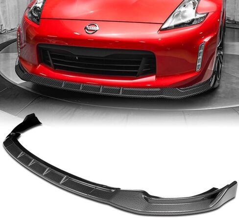 Q1-TECH, 9PCS Front Bumper Lip & Side Skirt Extensions Diffuser Compatible with 2013-2020 Nissan 370Z, Front Bumper Lip Spoiler Air Chin Body Splitter ABS (Painted Black) in Saudi Arabia