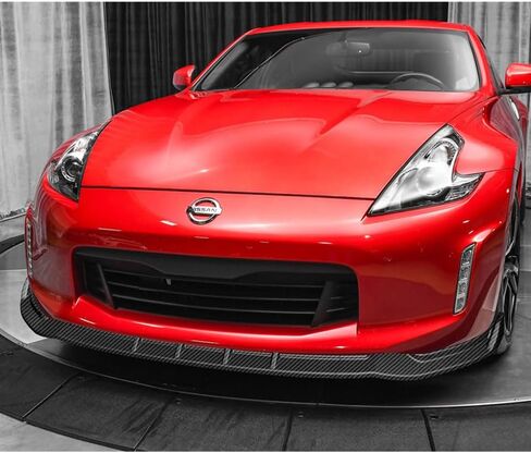 Q1-TECH, 9PCS Front Bumper Lip & Side Skirt Extensions Diffuser Compatible with 2013-2020 Nissan 370Z, Front Bumper Lip Spoiler Air Chin Body Splitter ABS (Painted Black) in Saudi Arabia