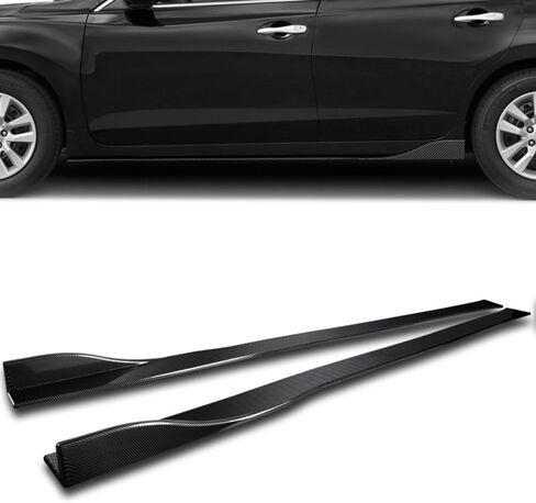 Q1-TECH, 9PCS Front Bumper Lip & Side Skirt Extensions Diffuser Compatible with 2013-2020 Nissan 370Z, Front Bumper Lip Spoiler Air Chin Body Splitter ABS (Painted Black) in Saudi Arabia
