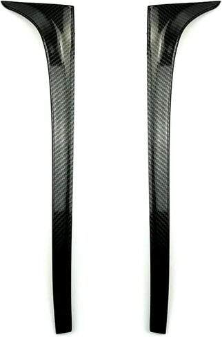 for Golf 7 MK7 GTD R 2014-2017 Gloss Black Carbon Fibe Rear Window Side Spoiler Wing Car Styling Auto Rear Window Mirror Tail(Carbon Fiber Grain) in Saudi Arabia