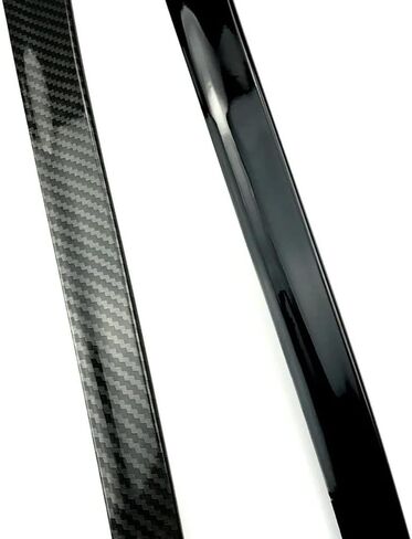 for Golf 7 MK7 GTD R 2014-2017 Gloss Black Carbon Fibe Rear Window Side Spoiler Wing Car Styling Auto Rear Window Mirror Tail(Carbon Fiber Grain) in Saudi Arabia