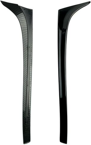 for Golf 7 MK7 GTD R 2014-2017 Gloss Black Carbon Fibe Rear Window Side Spoiler Wing Car Styling Auto Rear Window Mirror Tail(Carbon Fiber Grain) in Saudi Arabia