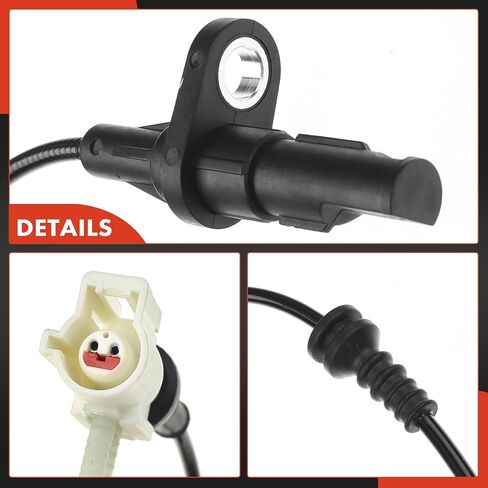 A-Premium ABS Wheel Speed Sensor Compatible with Ford Models - For F-150 2010, 5.4L/6.2L, SVT Raptor - Rear Left Driver Side, Replace# AL3Z2C190B in Saudi Arabia