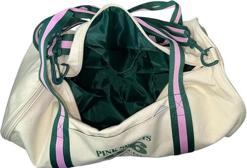 Victoria's Secret Pink Canvas Duffle Sports Bag Color Beige New in Saudi Arabia