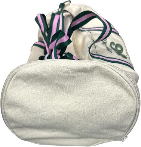 Victoria's Secret Pink Canvas Duffle Sports Bag Color Beige New in Saudi Arabia
