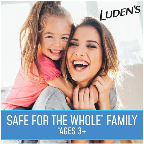 Ludens قطرات الحلق المهدئة اللذيذة، نكهة العسل والليمون، 25 قطعة، عبوة من 12 قطعة in Saudi Arabia
