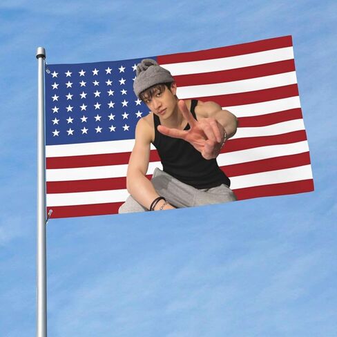 Bangchan Flag America Flag 3x5 Ft Funny Tapestry Poster USA Flags with 2 Grommets Wall Gaw Decor in Saudi Arabia