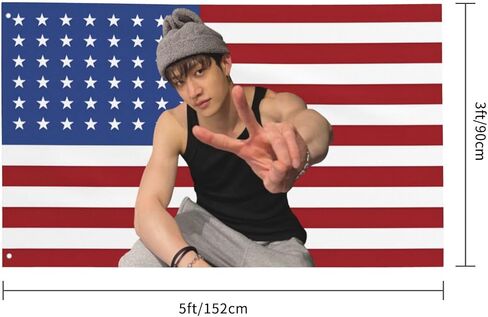 Bangchan Flag America Flag 3x5 Ft Funny Tapestry Poster USA Flags with 2 Grommets Wall Gaw Decor in Saudi Arabia