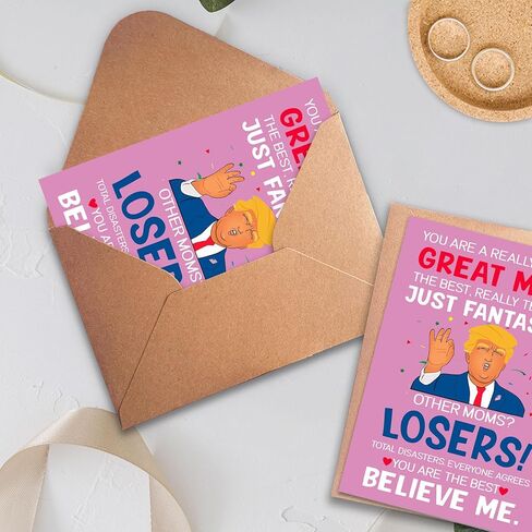 Funny Mother's Day Cards for Mom from Daughter & Son | Mom Card | Mother's Day | Present 7x5 inches in Kuwait