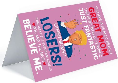 Funny Mother's Day Cards for Mom from Daughter & Son | Mom Card | Mother's Day | Present 7x5 inches in Kuwait