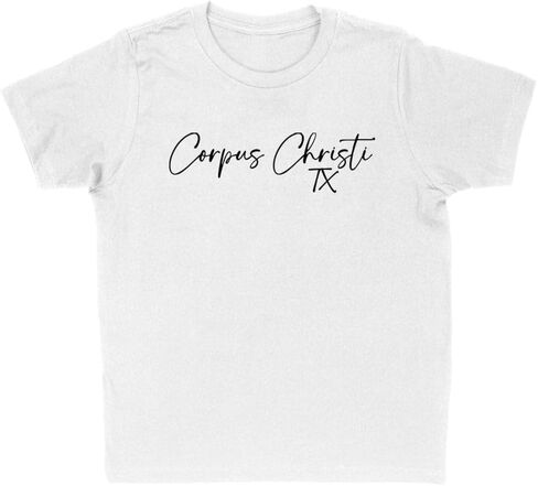 Script Corpus Christi Texas Kids T-Shirt Youth in Saudi Arabia