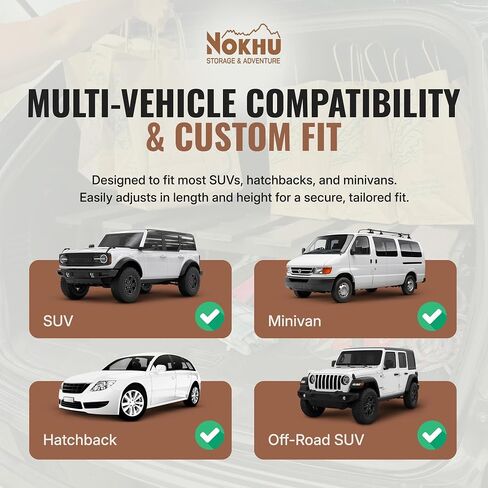 Mini Rack- Trunk Shelf Organizer, Universal Fit Car Storage Accessory for SUV, Hatchback & Minivan Owners, Compact Trunk Organizer Storage Rack, Camping Table & Kids' Sleeping Pad in Saudi Arabia