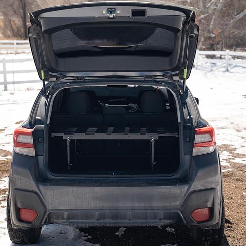 Mini Rack- Trunk Shelf Organizer, Universal Fit Car Storage Accessory for SUV, Hatchback & Minivan Owners, Compact Trunk Organizer Storage Rack, Camping Table & Kids' Sleeping Pad in Saudi Arabia