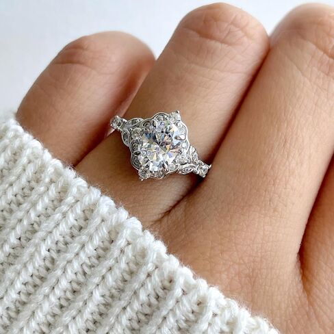 Berricle Sterlling Silver Halo Compling Rings for Women ، Oval Cut Zirconia CZ ، 1-3 Piece مجموعات ، وردي/أزرق/واضح in Saudi Arabia