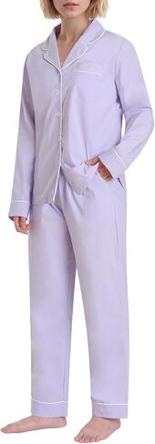 Women's Petite Pajama Set Petite Length Lightweight Cotton Pjs in Saudi Arabia