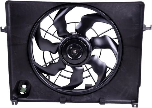 مجموعة مروحة التبريد من ECCPP FIT 2011-2012 لـ Hyundai for Sonata 2011-2014 لـ KIA لـ Optima 253803Q170 615343372211 674-50659 B00DOO9ASC H8965A HY3115129 HY3115129Q HY3115129S in Saudi Arabia