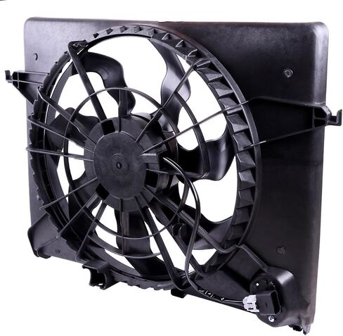 مجموعة مروحة التبريد من ECCPP FIT 2011-2012 لـ Hyundai for Sonata 2011-2014 لـ KIA لـ Optima 253803Q170 615343372211 674-50659 B00DOO9ASC H8965A HY3115129 HY3115129Q HY3115129S in Saudi Arabia