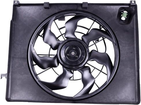 مجموعة مروحة التبريد من ECCPP FIT 2011-2012 لـ Hyundai for Sonata 2011-2014 لـ KIA لـ Optima 253803Q170 615343372211 674-50659 B00DOO9ASC H8965A HY3115129 HY3115129Q HY3115129S in Saudi Arabia