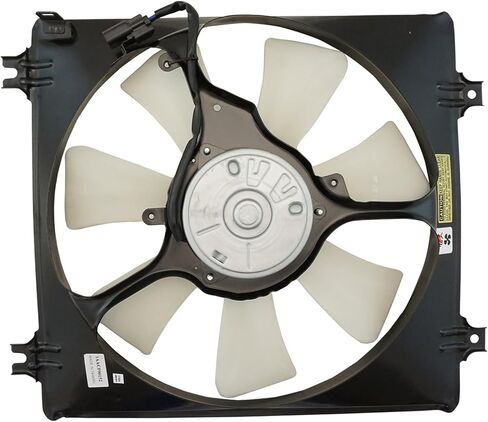 TRQ Right A/C Contenser Cooling Fan Assolbly Side Cassenger Side متوافق مع 2013 Acura RDX 2008-2012 Honda Accord 2010-2011 Accord Crosstour 2012-2013 Crosstour 18 Inces Air Automotive Fan in Saudi Arabia