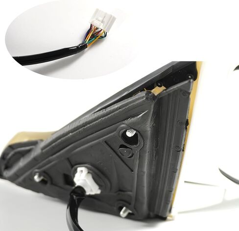 Passenger Power Side View Mirror Heated Camera Compatible with Honda Accord Sedan 2013-2015 76200T2GA42ZC in Kuwait