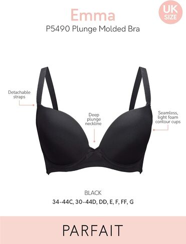 PARFAIT Women Full Figure Emma Plunge Smoothing Wired T-Shirt Bra Style P5490 in Saudi Arabia