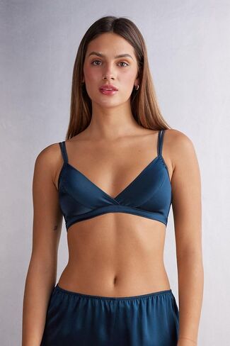 Woman's Emma Refined Everyday Bralette Triangle Bra in Silk in Saudi Arabia