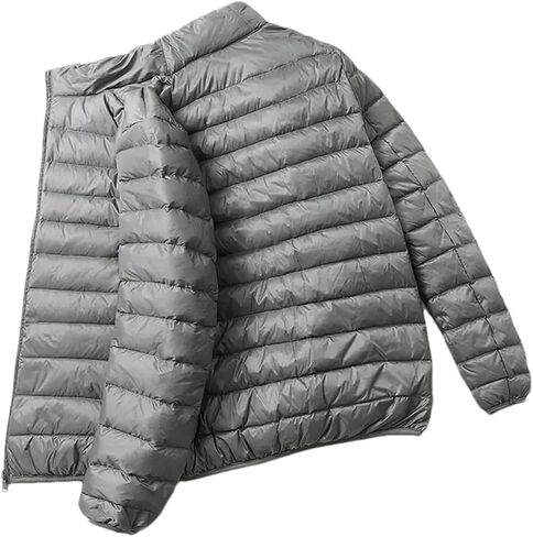 Men Spring Autumn Fashion Lightweight Duck Down Down Jacket Short Hooded Winter Warm Puffer Jacket in Saudi Arabia