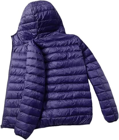 Men Spring Autumn Fashion Lightweight Duck Down Down Jacket Short Hooded Winter Warm Puffer Jacket in Saudi Arabia