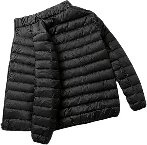 Men Spring Autumn Fashion Lightweight Duck Down Down Jacket Short Hooded Winter Warm Puffer Jacket in Saudi Arabia