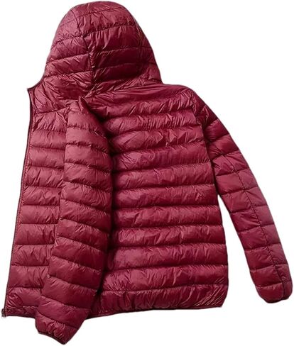 Men Spring Autumn Fashion Lightweight Duck Down Down Jacket Short Hooded Winter Warm Puffer Jacket in Saudi Arabia