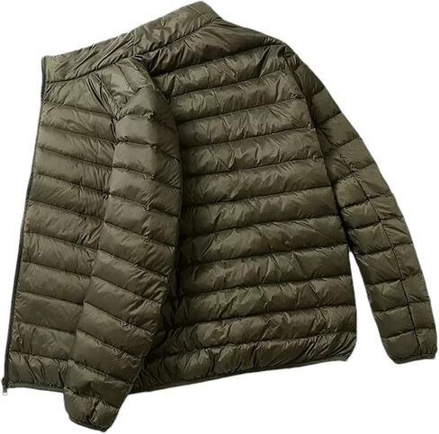 Men Spring Autumn Fashion Lightweight Duck Down Down Jacket Short Hooded Winter Warm Puffer Jacket in Saudi Arabia
