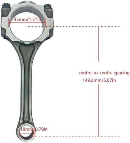 2PCS محرك توصيل قضيب OE: 13201-09C20 13201-09C60 لمحرك Toyota 2NR-FE in Saudi Arabia