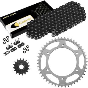 Caltric Black O-Ring Drive Chain and Sprocket Kit Compatible With BMW F650GS 1999 2000-2007 in Saudi Arabia
