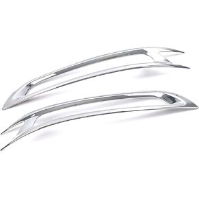 ملحقات السيارات مناسبة لـ Honda Civic 11th Gen 2022 2023 2024 2025 خلفية عاكس الضباب العاكس تغطية مديح (أسود) ABS 2 PCS in Kuwait