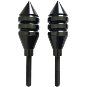 Spiked Black Frame Sliders Compatible with GSXR 600 750 1000, Includes Mounting Kit, Suzuki GSXR600 GSXR750 GSXR1000 in Kuwait