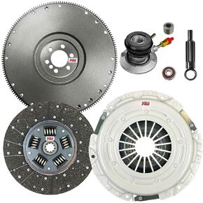 ClutchMaxPRO Performance Stage 2 Clutch Kit with Flywheel with Slave Cylinder Compatible with 1996-2001 Chevy Blazer S-10 GMC Jimmy Sonoma C K 1500 Savana 4.3L (CP04153HDWS-FW167529-ST2) in Saudi Arabia
