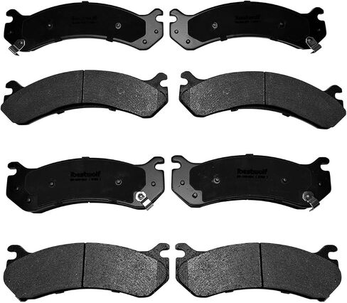 Front and Rear Ceramic Brake Pads for Select Chevy Avalanche Silverado Suburban GMC Sierra Yukon XL 2500 3500 HD Hummer H2, Disc Brake Pad Replacement P-784 P-785 in Saudi Arabia