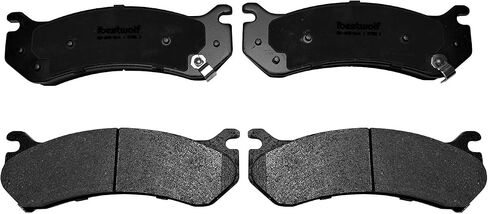 Front and Rear Ceramic Brake Pads for Select Chevy Avalanche Silverado Suburban GMC Sierra Yukon XL 2500 3500 HD Hummer H2, Disc Brake Pad Replacement P-784 P-785 in Saudi Arabia