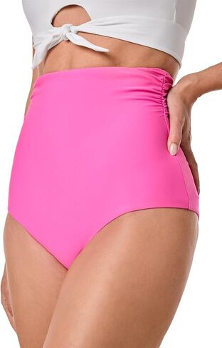 Coolibar UPF 50+ Women's Golden Isles Ultra High Rise Swim Bottom -Sun Protective in Kuwait