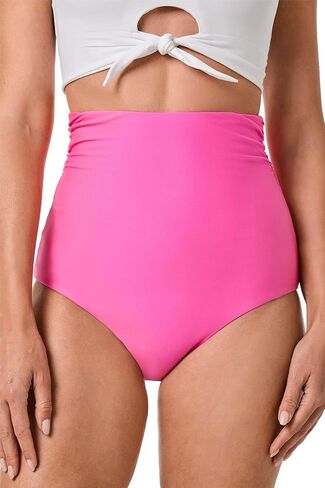Coolibar UPF 50+ Women's Golden Isles Ultra High Rise Swim Bottom -Sun Protective in Kuwait
