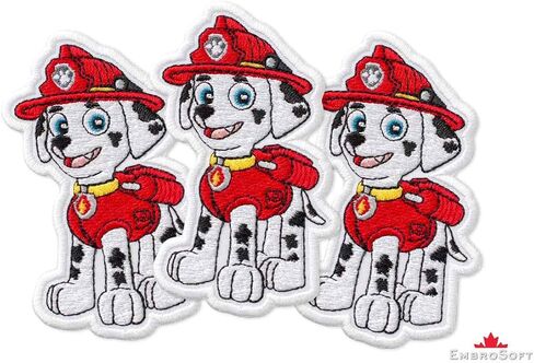 Funny Puppy Rubble, Embroidered Patch Iron On, 2.9 x 3.9 inches in Kuwait