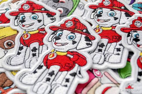 Funny Puppy Rubble, Embroidered Patch Iron On, 2.9 x 3.9 inches in Kuwait